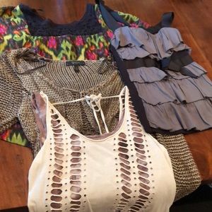 Set of 4 tips. 3 Jessica Simpson/1chelsea violet